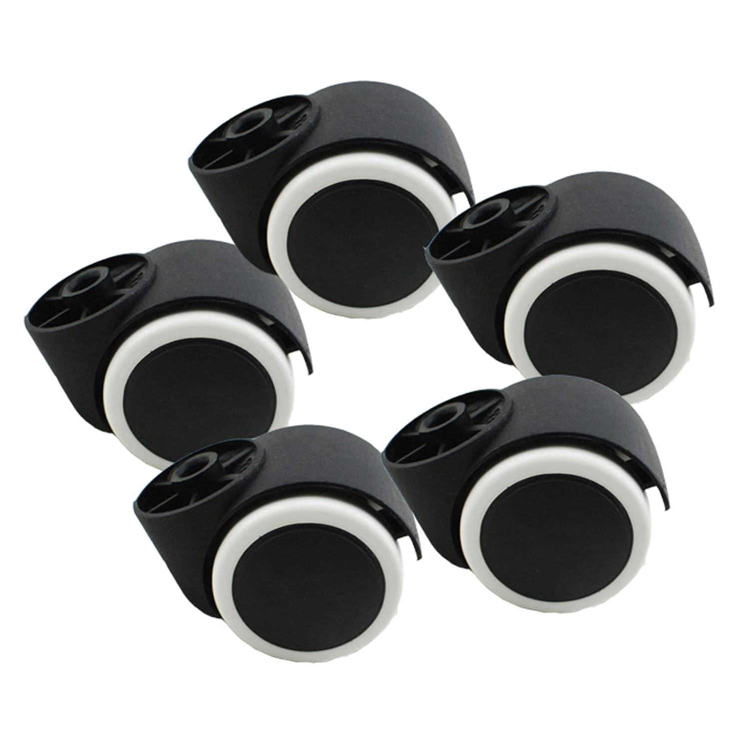 Office Chair Caster Wheels 48mm Heavy Duty Polyurethane