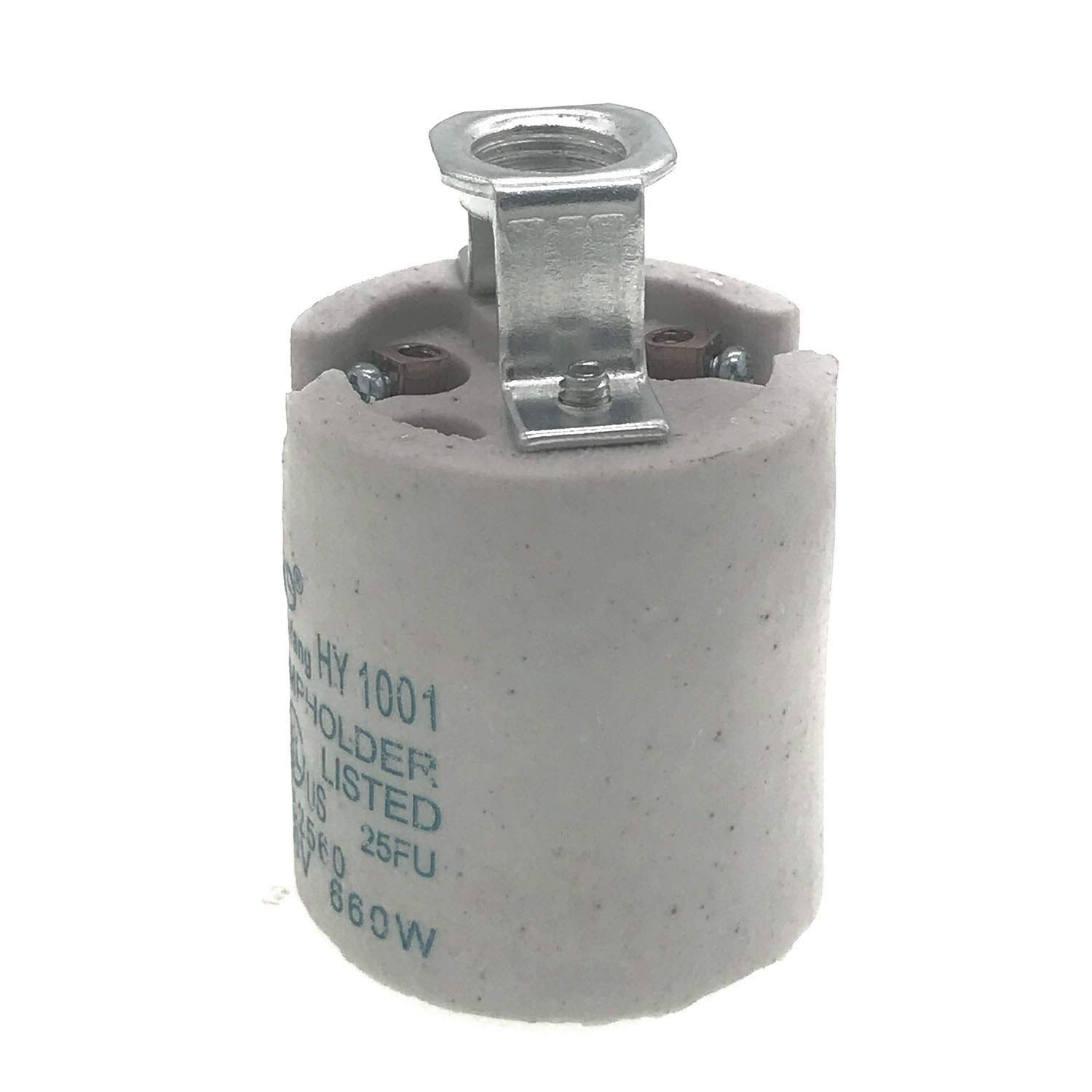 Keyless Porcelain Socket with Hickey,TWDRTDD Medium Base E26 Keyless