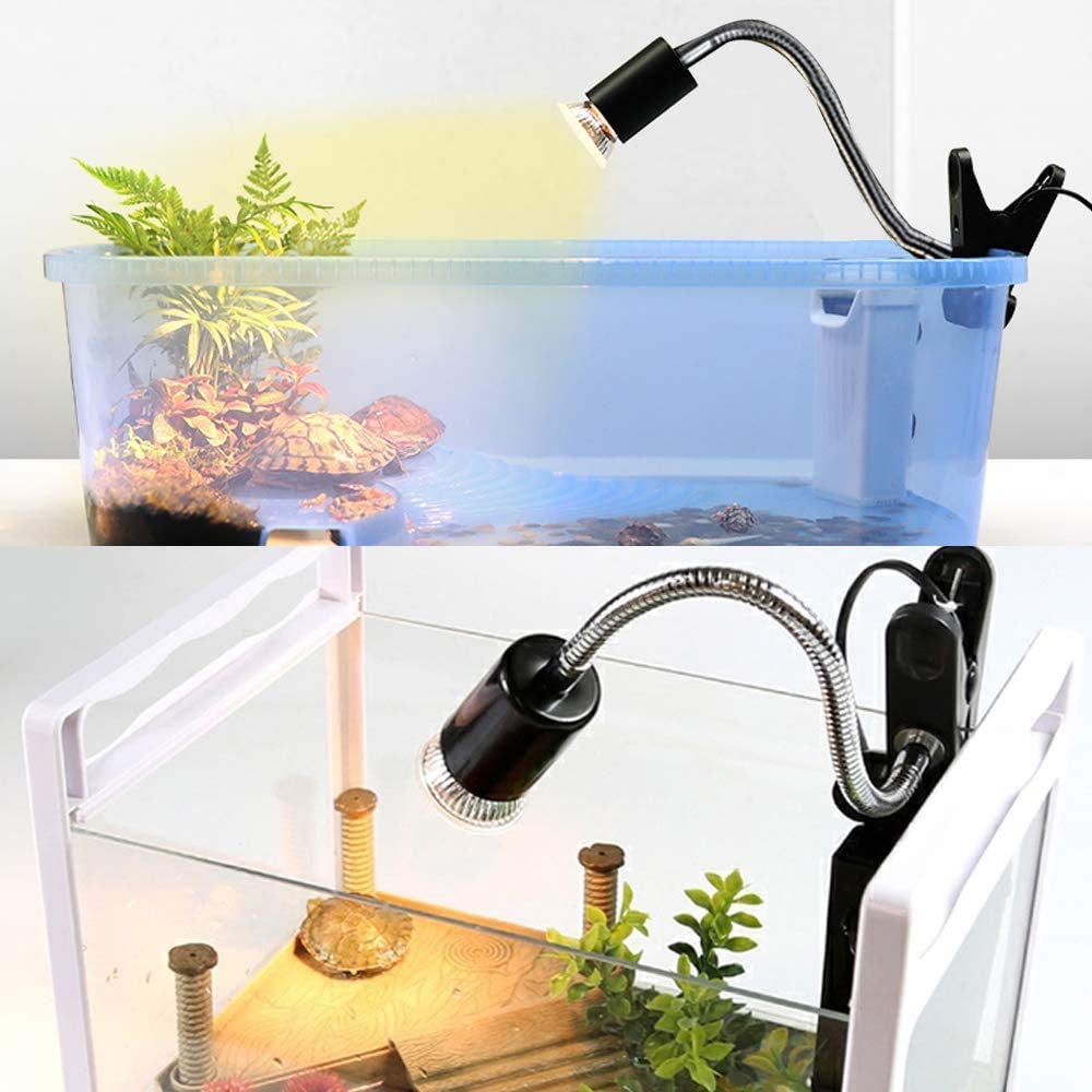 Lampada Riscaldante Rettili 50W E27 - Lampadina A Infrarossi Notturna Dimmerabile Per Terrario - Foto 5