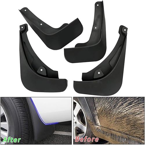 Miniatura 2 de Aletas de barro para N-issan X-Trail 2008 2009 2010 2011 2012 2013 Flaps Splash Guard Front and Rear Mud Flaps 4 unids