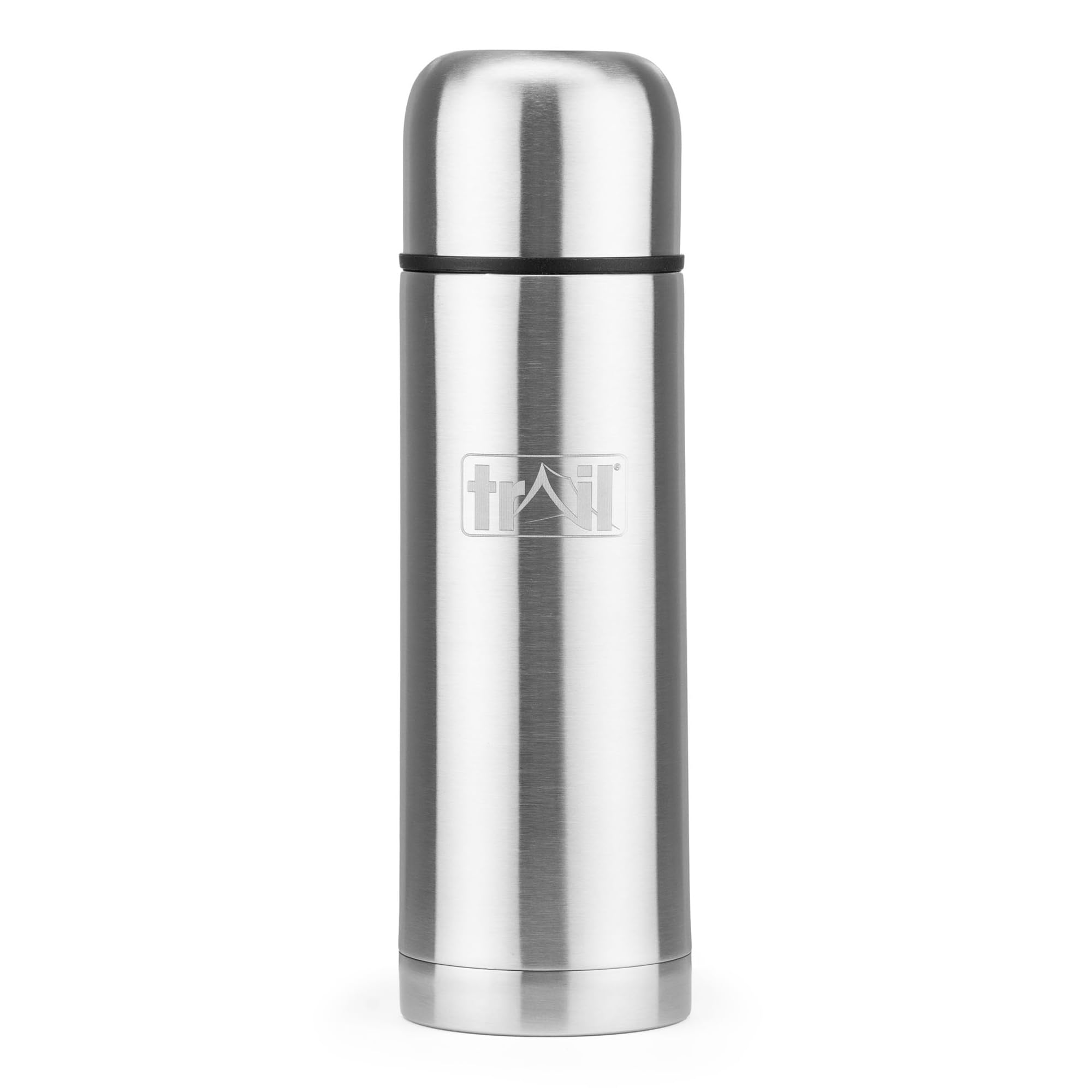Trail Bullet Vacuum Flask, Camping & Travel, 500ml, Silver