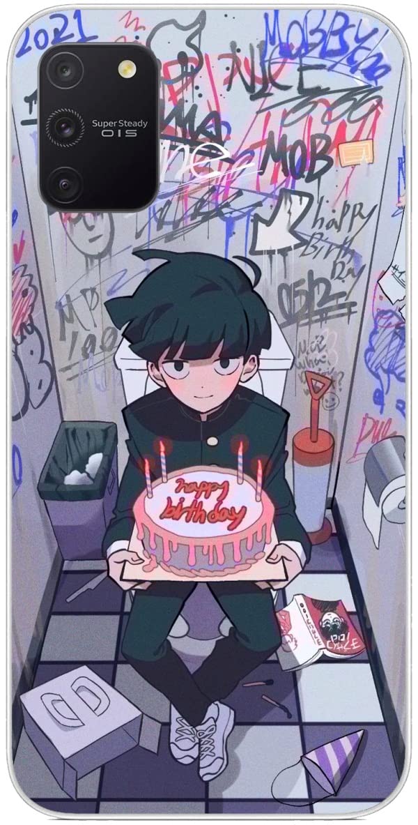 Compatible for Samsung Galaxy S10 Lite | Galaxy A91 | Galaxy M80 Case Mob M with Psycho 100 778 Slim Soft Thin Silicone Rubber TPU Protective Phone Case Clear