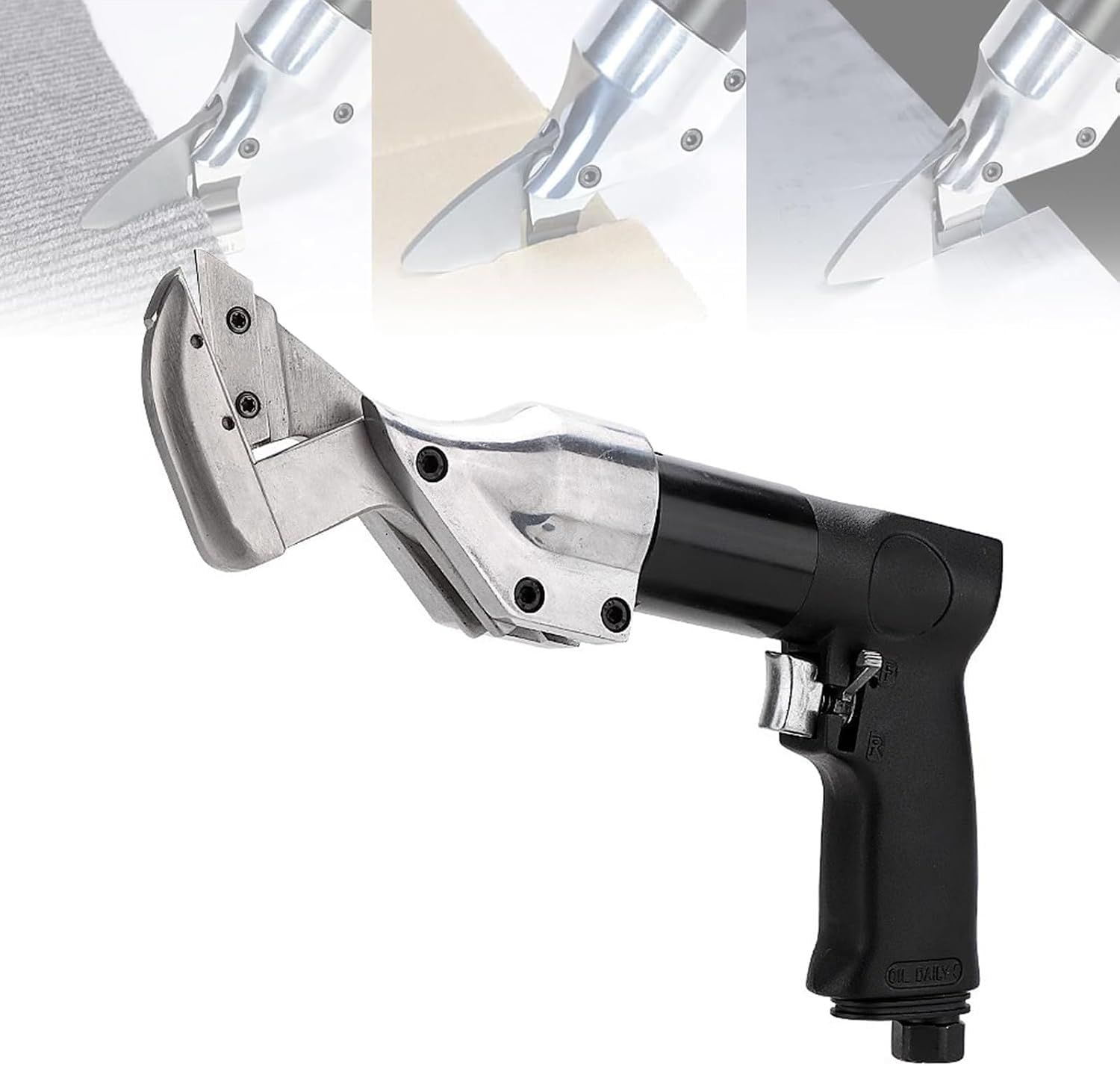Cisailles pneumatiques à lames en acier au chrome-vanadium, pression de 6 à 8 kg, le métal, laluminium et le grillage.