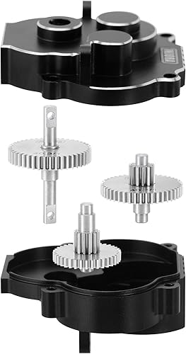 Miniatura 5 de INJORA Juego de engranajes de transmisión de bajo alcance de acero inoxidable 40.31 para TRX4M 118 RC Crawler actualización de coche