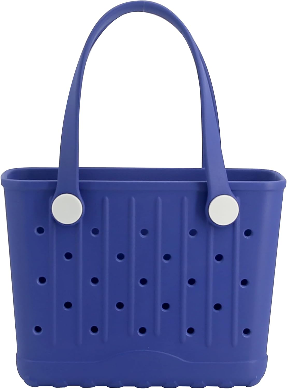 Forrader Rubber Tote Bag Small Beach Bag Waterproof Travel Bags Washable Tote Portable Handbag for Sports Beach Outdoor