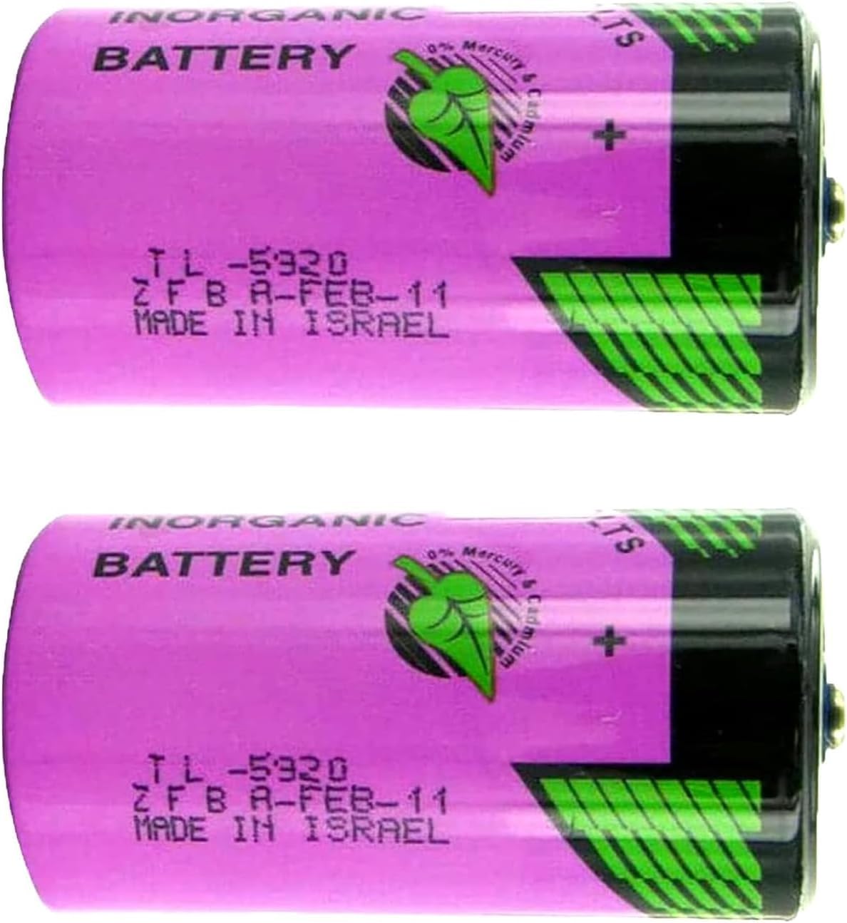 (2-Pack) TL-5920 Battery 8500mAh for Tadiran TL-5920 3.6V Size C Lithium Battery (ER26500 / LS26500)