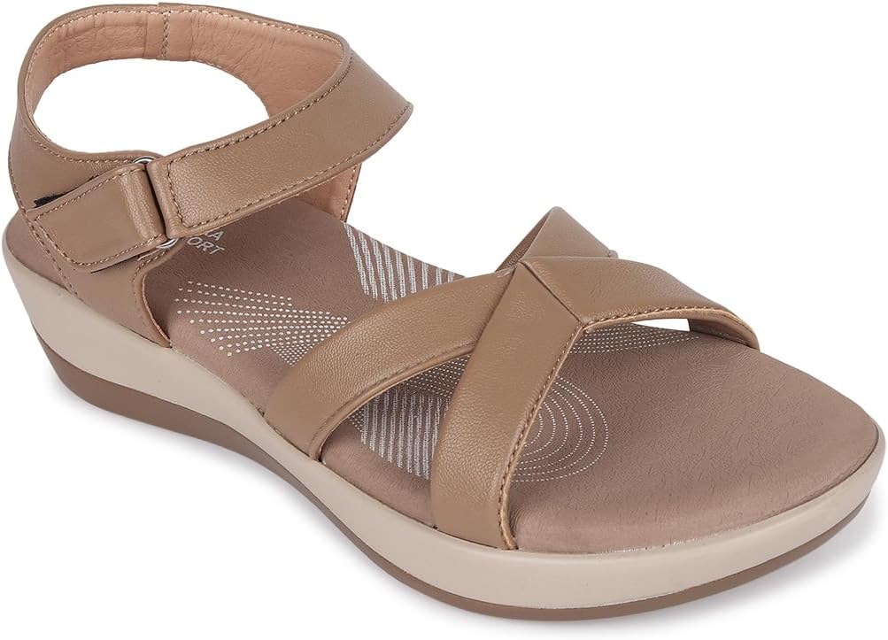 Women's Adjustable Strap Comfort Wedge Sandals