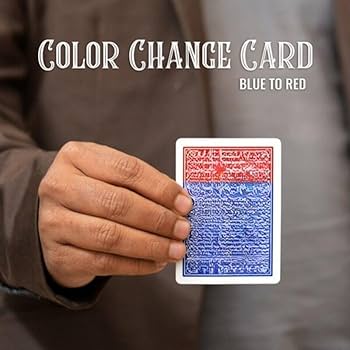 最新カラーチェンジギミック マジック 手品 Amazon | 【手品 マジック】Blue to Red Deck/超ビジュアル