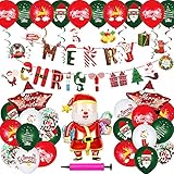 perfiles aluminio decoracion 🎄 【Decoración navideña perfecta】 Los globos navideños rojos y verdes combinan muy bien con el tema navideño, combinados con la pancarta Feliz Navidad y el globo de papel de aluminio del árbol de Navidad, perfecto para una fiesta navideña o decoración navideña, pronto traerán un ambiente navideño a su partido.