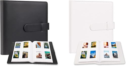 2 unidades de 256 álbumes de fotos para Fujifilm Instax Mini cámara/Polaroid imágenes de 2 x 3 pulgadas, álbum de fotos de 2 x 3 para cámara