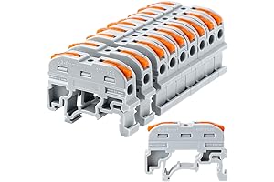 GKEEMARS DIN Terminal Blocks: Connecting Electrical Wires with Ease