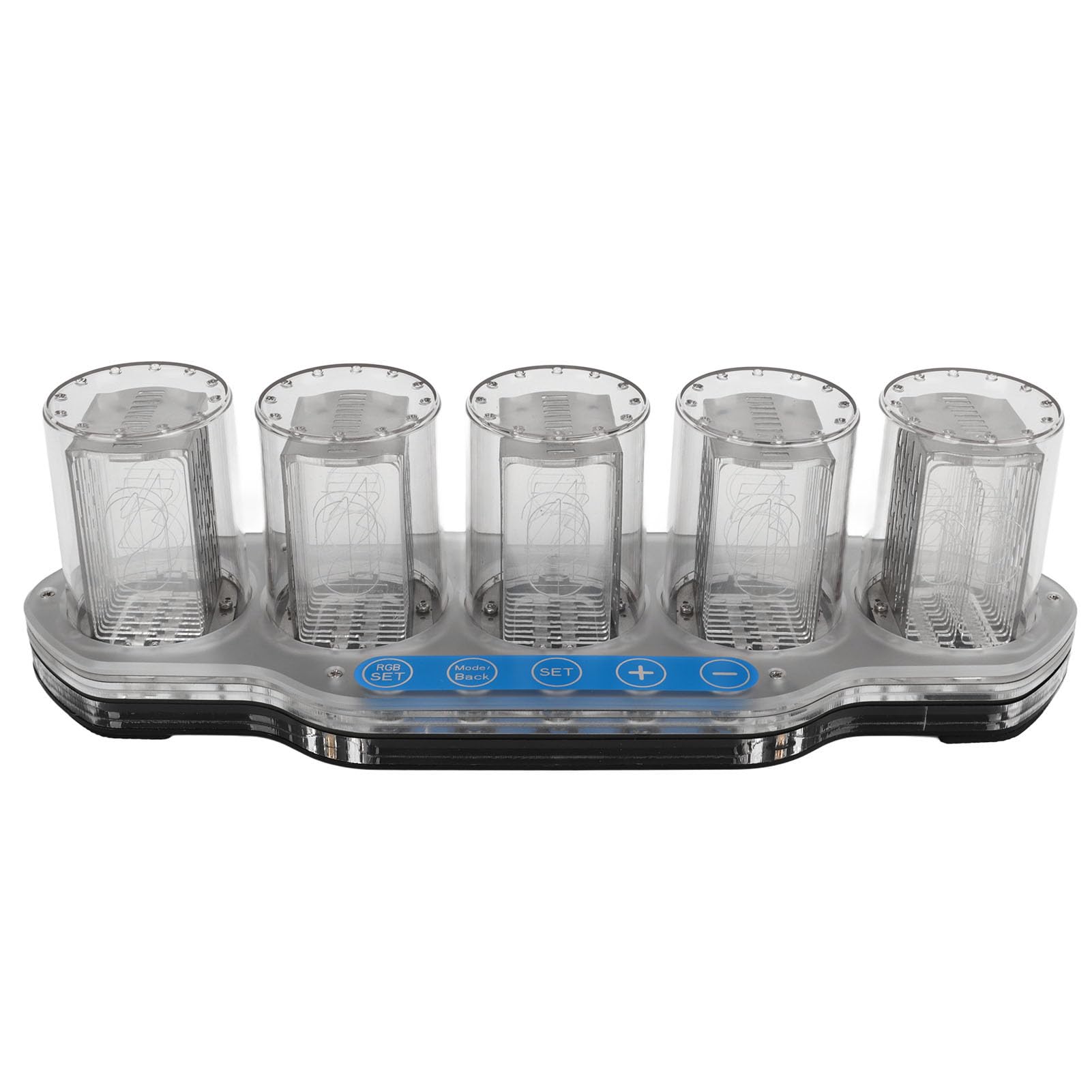 Horloge Numérique à Tube Nixie, 8 Modes D'affichage RVB Full Color