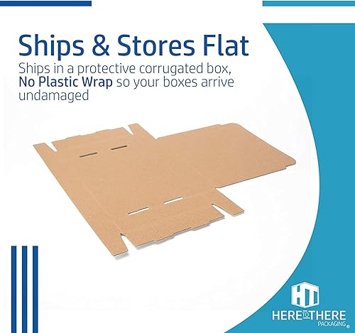 Miniatura 7 de Caja de envío de cartón blanco  Paquete de 25, 5 x 5 x 5 pulgadas, color blanco, caja corrugada