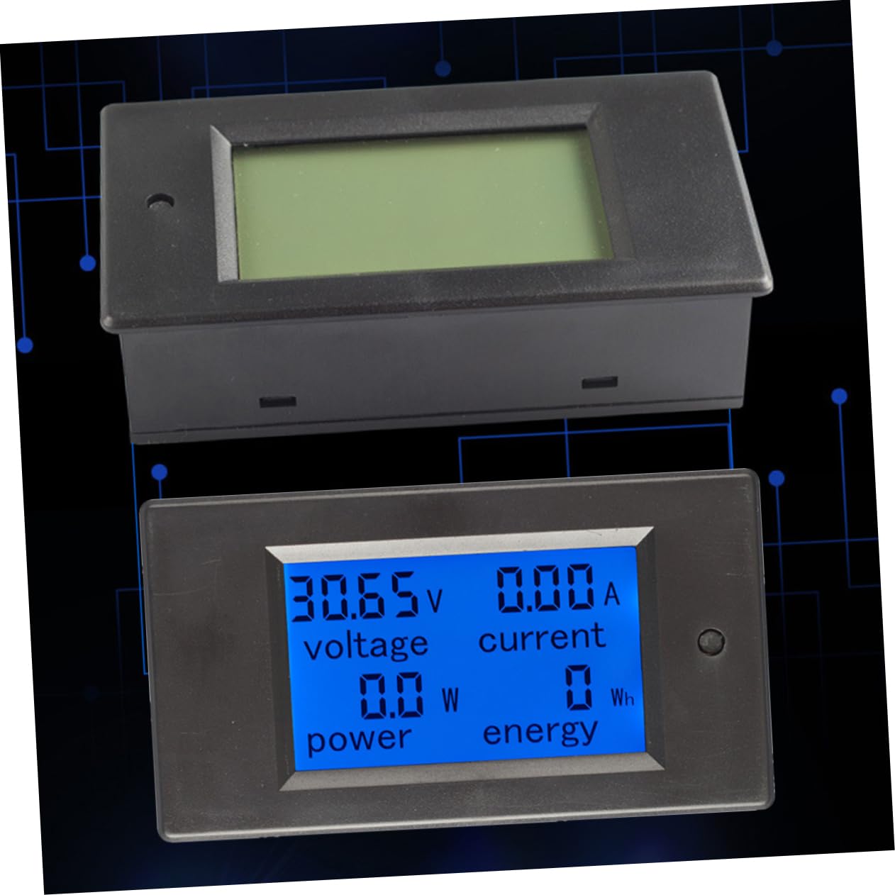 Hemobllo Voltage Ammeter Meter Tester Voltage Power Meter Tester Battery Checker Automotive Electrical Usage Test Leads Battery Automobile