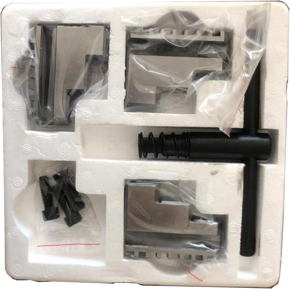 Crazy Deals LLDSIMEX K11160 Chuck 3 Jaw Self-Centering Lathe Chuck 6/160mm With 2 Set Jaws