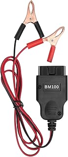 12V Car Battery Testing Tool OBD2 Memory Saver Cable OBDII Connector Universal for 1996 and Later Vehicle Battery Detection and Charging Battery Detection and Charging