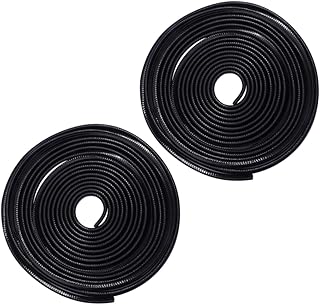 Totority Tira De Vedação De Porta De Carro 2 Peças Tira De Vedação De Som Anti-Colisão Tira De Vedação De Porta De Carro Tira De Vedação De Borracha De Isolamento Acústico Decoram Pvc