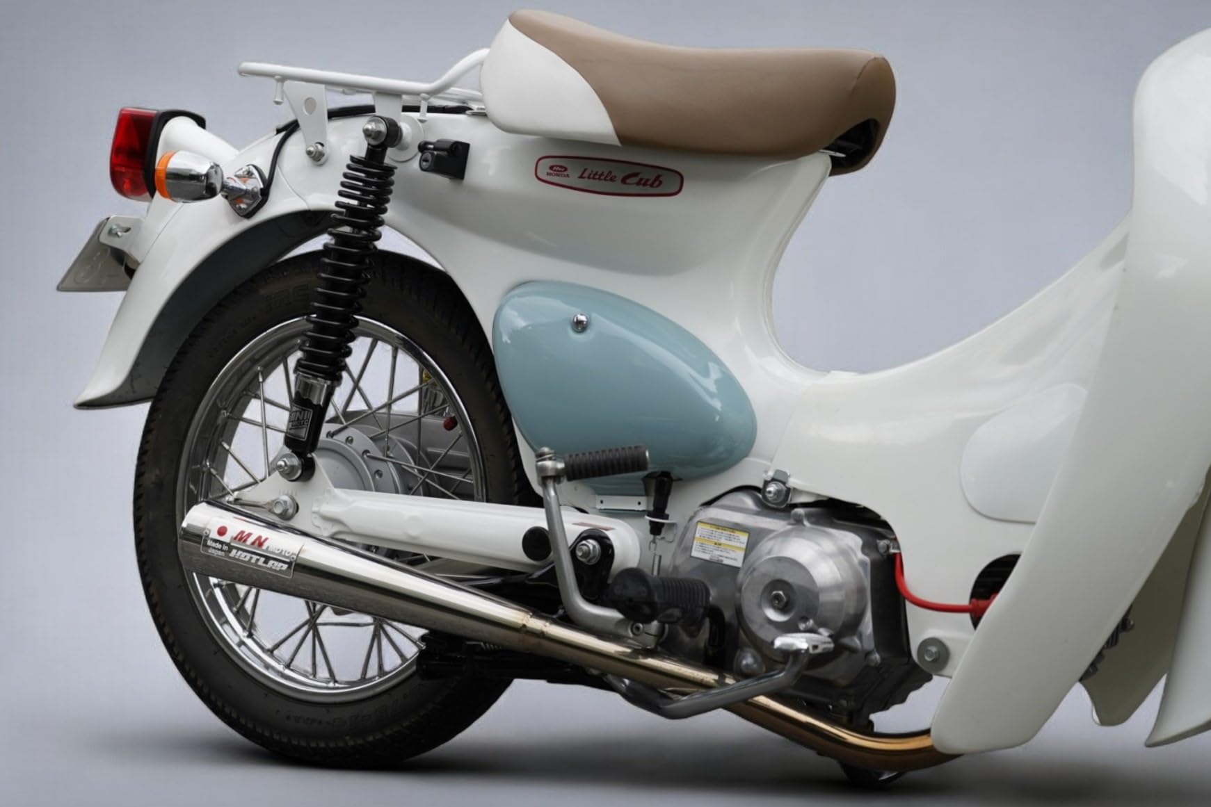 Amazon | ミニモト リトルカブ・スーパーカブ ブラック 330mm強化リア