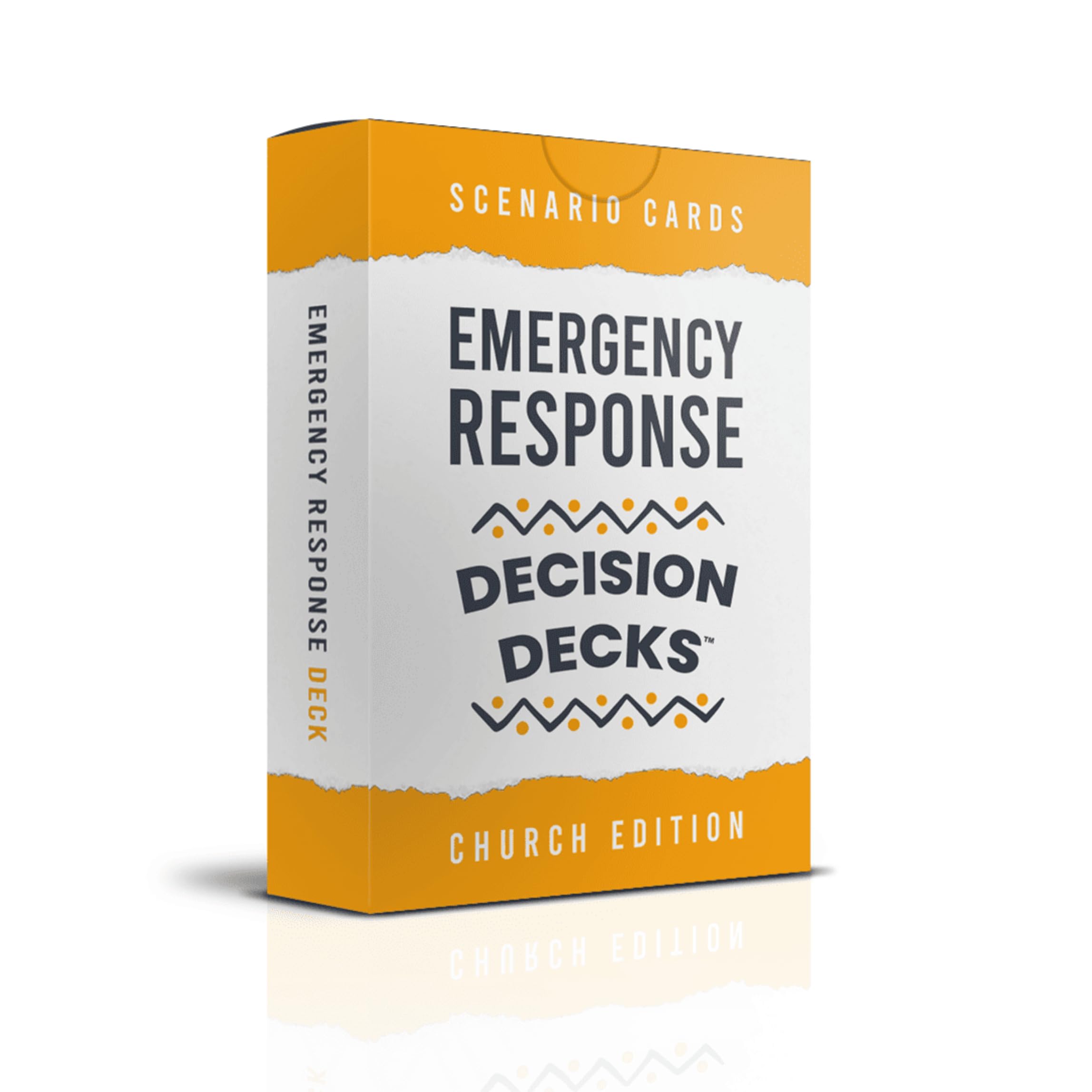 Church Safety and Security Decision Decks | 60 Emergency Response Scenario Cards for Church Leadership, Safety Team Training, and Emergency Operations