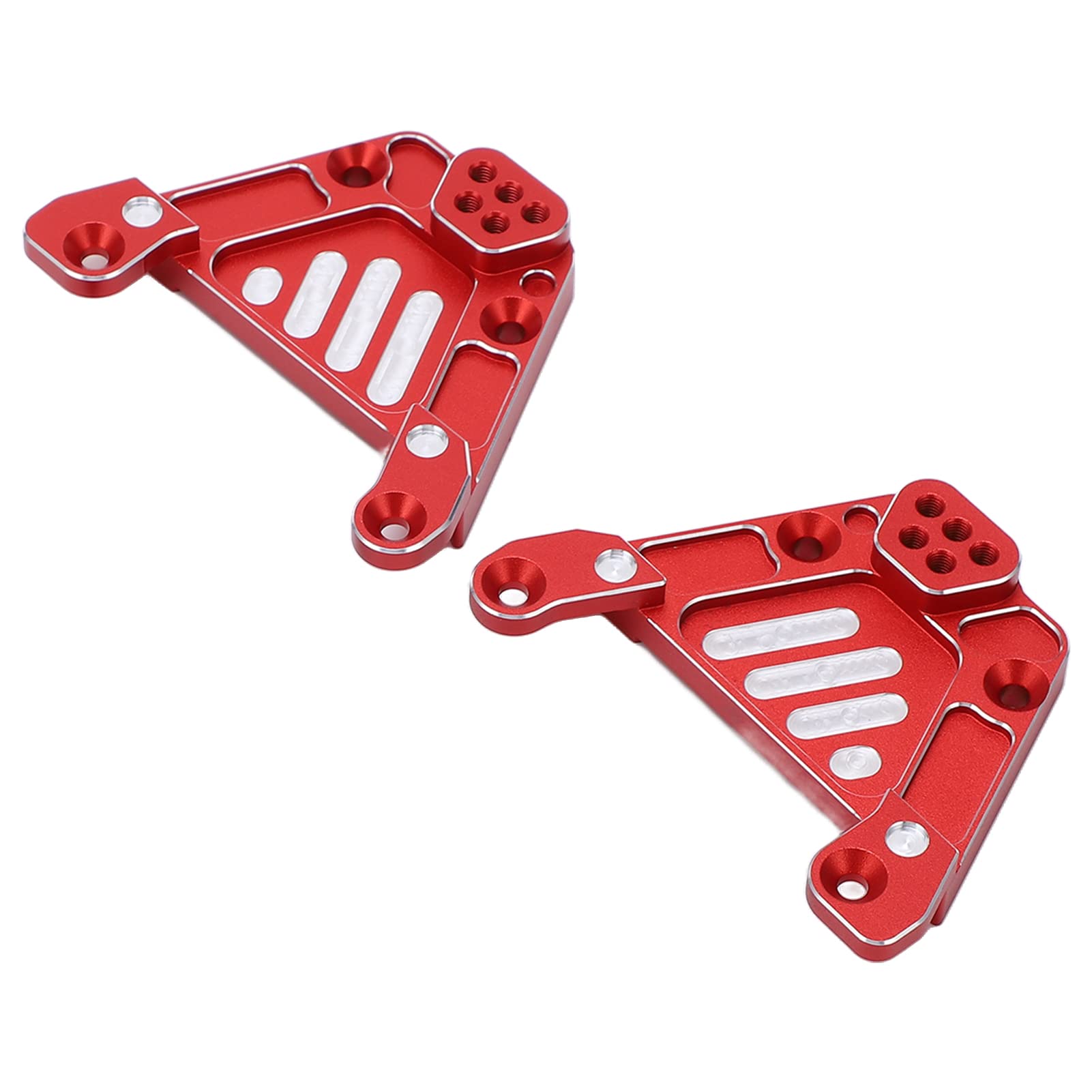 RC Shock Hoops CNC mecanizado reemplazable aleación de aluminio torres de choque delanteras traseras para Axial 1/6 SCX6 (Roja)