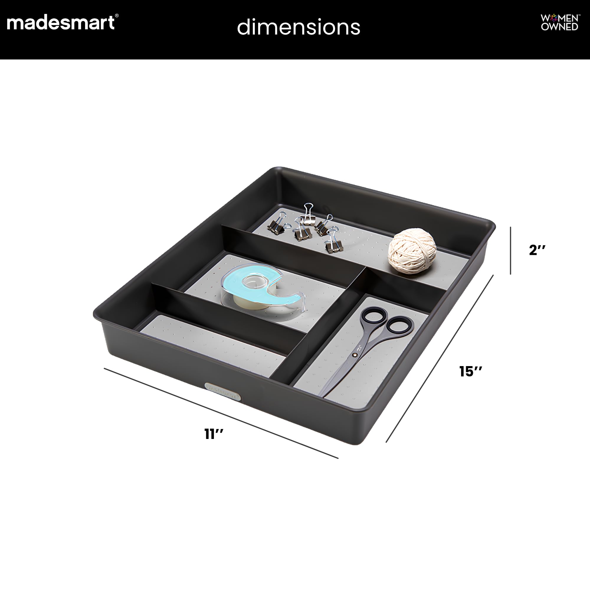 Amazon.co.jp: Madesmart クラシック 4コンパートメント 引き出し