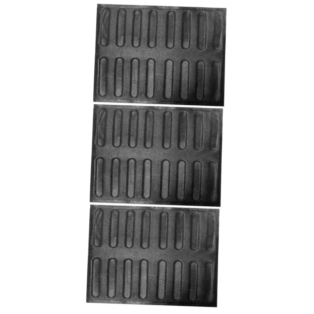 Cabilock 3pcs Breathable Multi Function Bread Pan Non Stick French Bread Mold for Easy Baking and Quick Demolding Kitchen Accessory for Daily Use and Baking Supplies