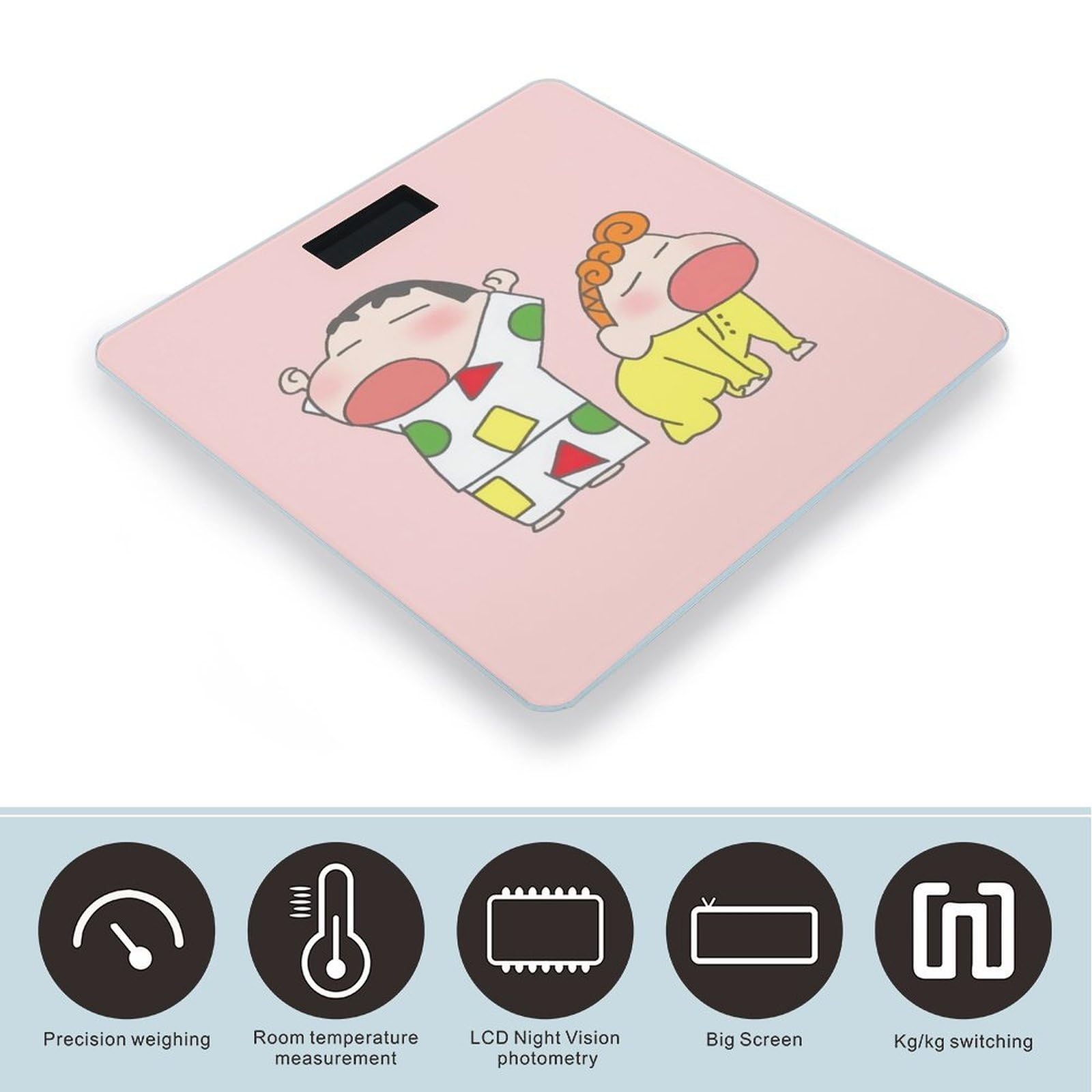 クレヨンしんちゃん　LCD　電子体重計 クレヨンしんちゃん LCD 電子体重計 - メルカリ