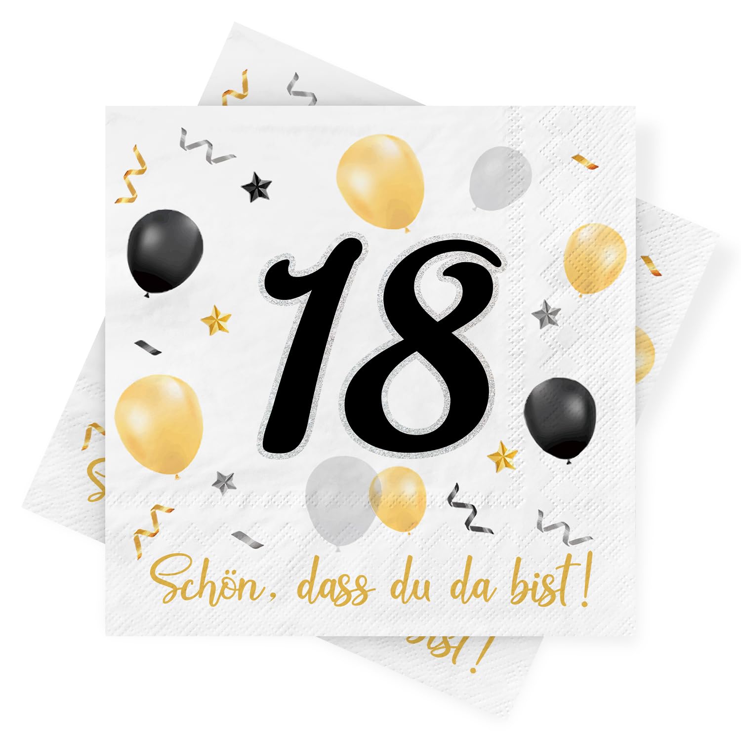 Ballons Anniversaire Déco Anniversaire 18 Ans - Bannière Guirlande Ballons - Thème Bleu 18 Ans Anniversaire Garcon