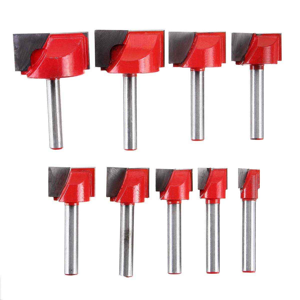 Fraise à défoncer le bois avec queue de 6mm, lot de 9 pcs pour nettoyage