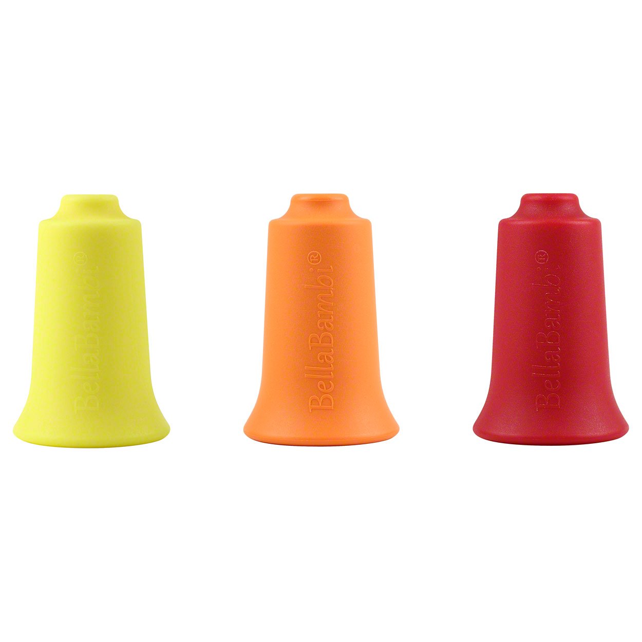 BellaBambi Set de 3 mini ventouses | 3 intensités | Massage bien-être beauté pour les tensions musculaires | Massage des fascias du corps entier | Fabriqué en Allemagne | haute tolérance cutanée