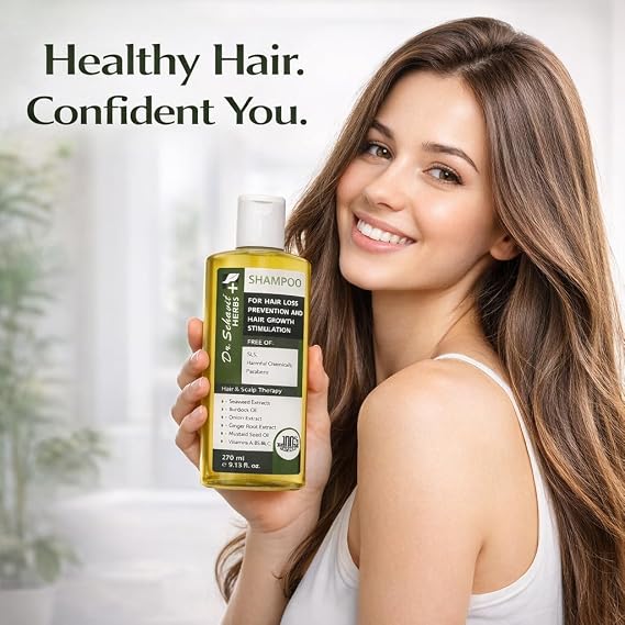 Herbs+ Herbal Shampoo for Hair Loss Prevention and Hair Growth Stimulation 9.13 fl.oz