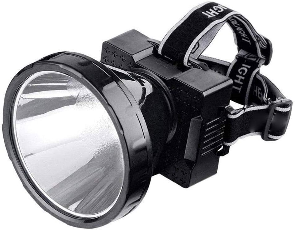Super Bright Headlamp Rechargeable Spotlight with Battery Powered Headlight for Camping Fishing