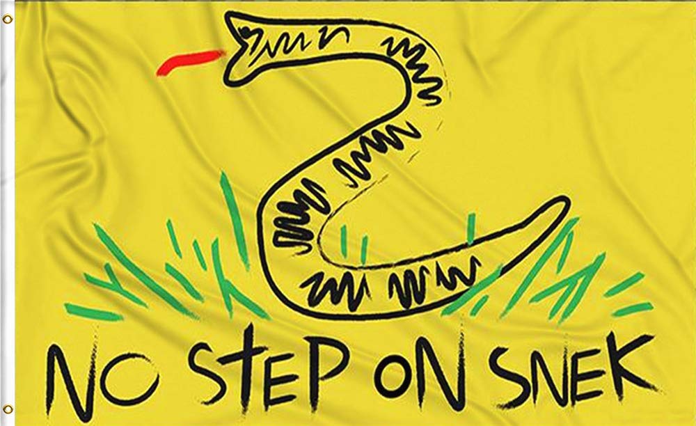 No Step on Snek - 2x3 Patch, Full Color