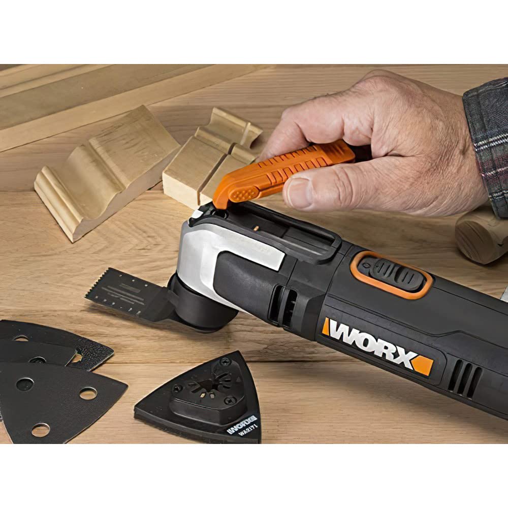 WORX WX686 - Herramienta multifunción (250 W, incluye accesorios y estuche)
