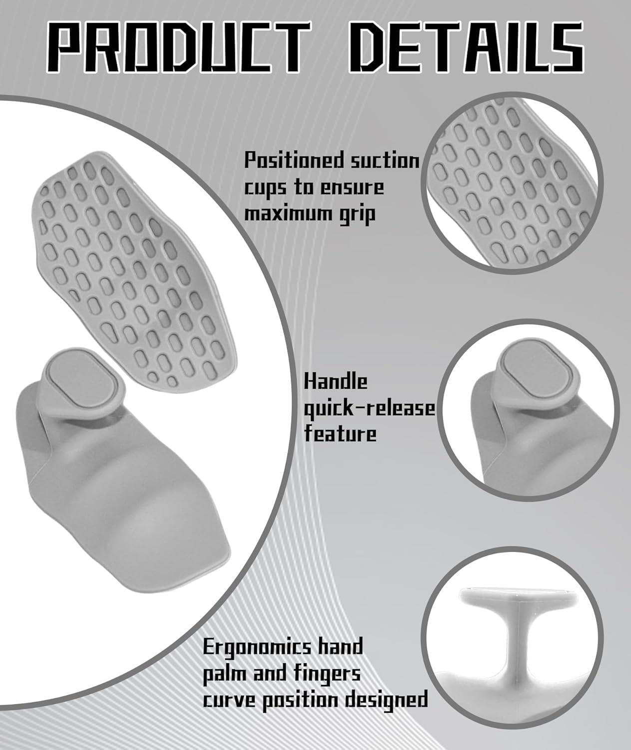 FASTUNBOX (LABEL) Anti-Slip Ergonomic Fingerless Workout Grips for Weightlifting, Pull-Ups & Crossfit – Rubber Palm Protector, Sweat-Resistant Grip Pads for Men & Women (White) 1