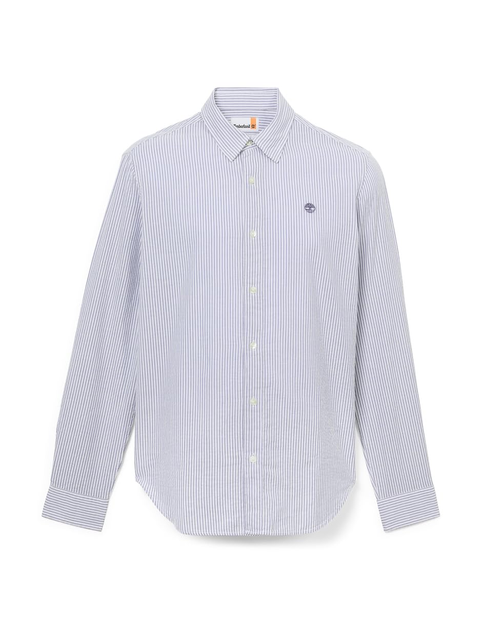 Camicia Timberland® Seersucker manica lunga a righe