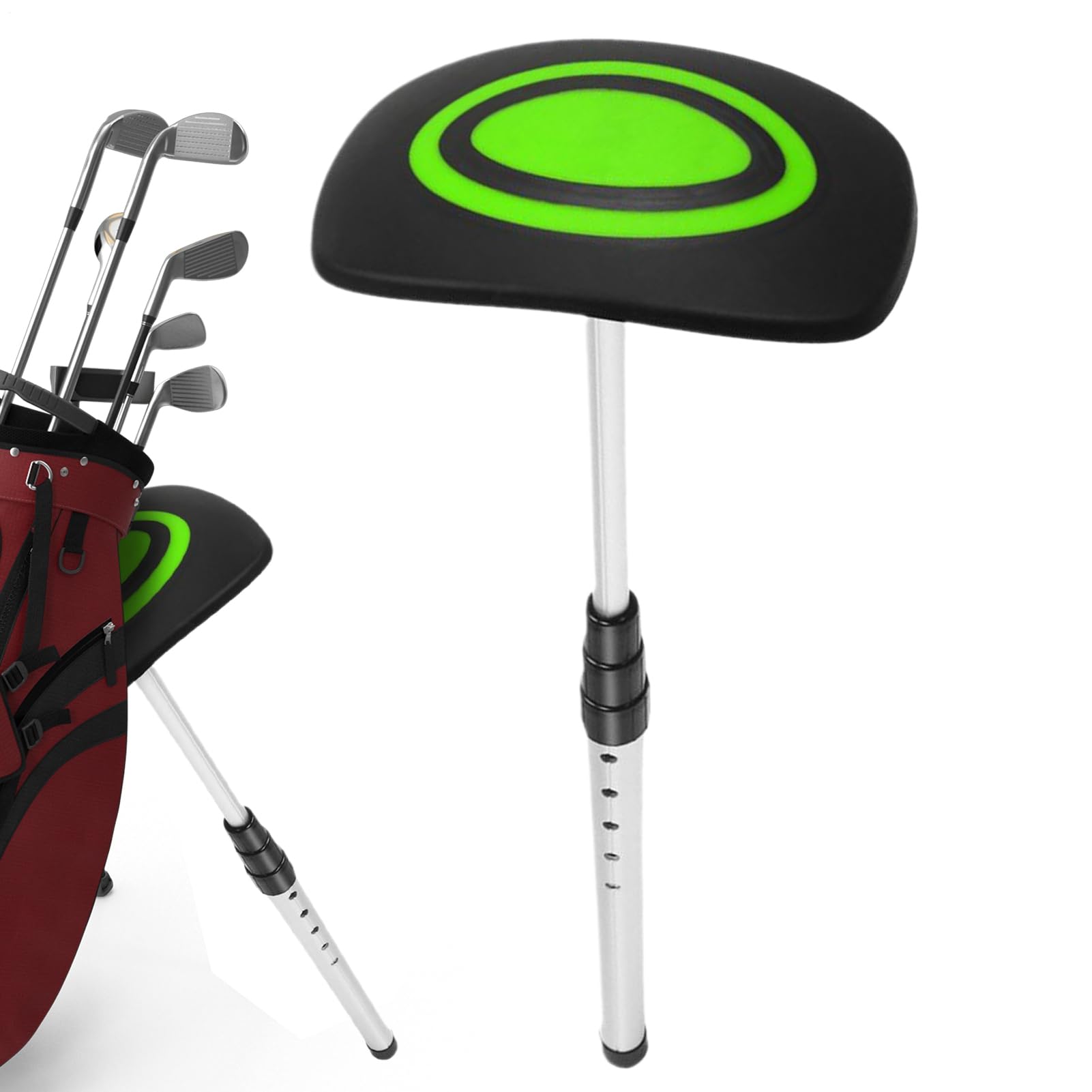 Armstütze, Aluminium Shaft Protector, stoßfester Club Guard, 20 x 13,5 cm mit Top Cover für Sport, Damen und Reisetasche Schutz Vielseitiges Werkzeug Zubehör