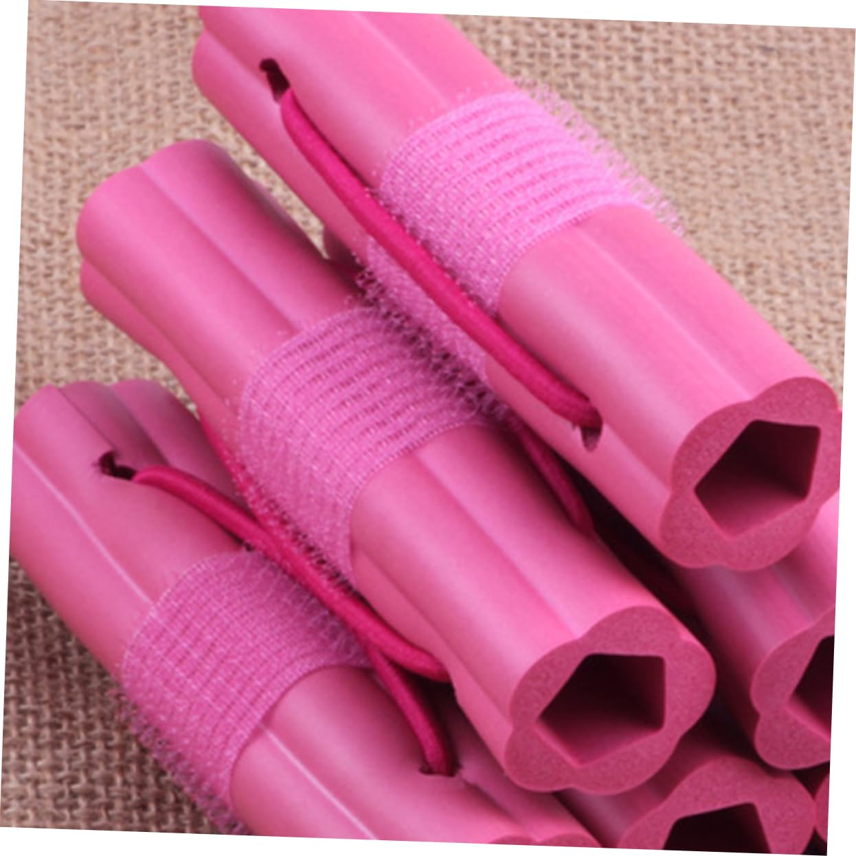WRITWAA 12Pcs Sponge Roller Hair Curlers Durable Hairdressing Tools for Easy DIY Styling Lightweight Portable Hair Curling Sticks for Without Damage