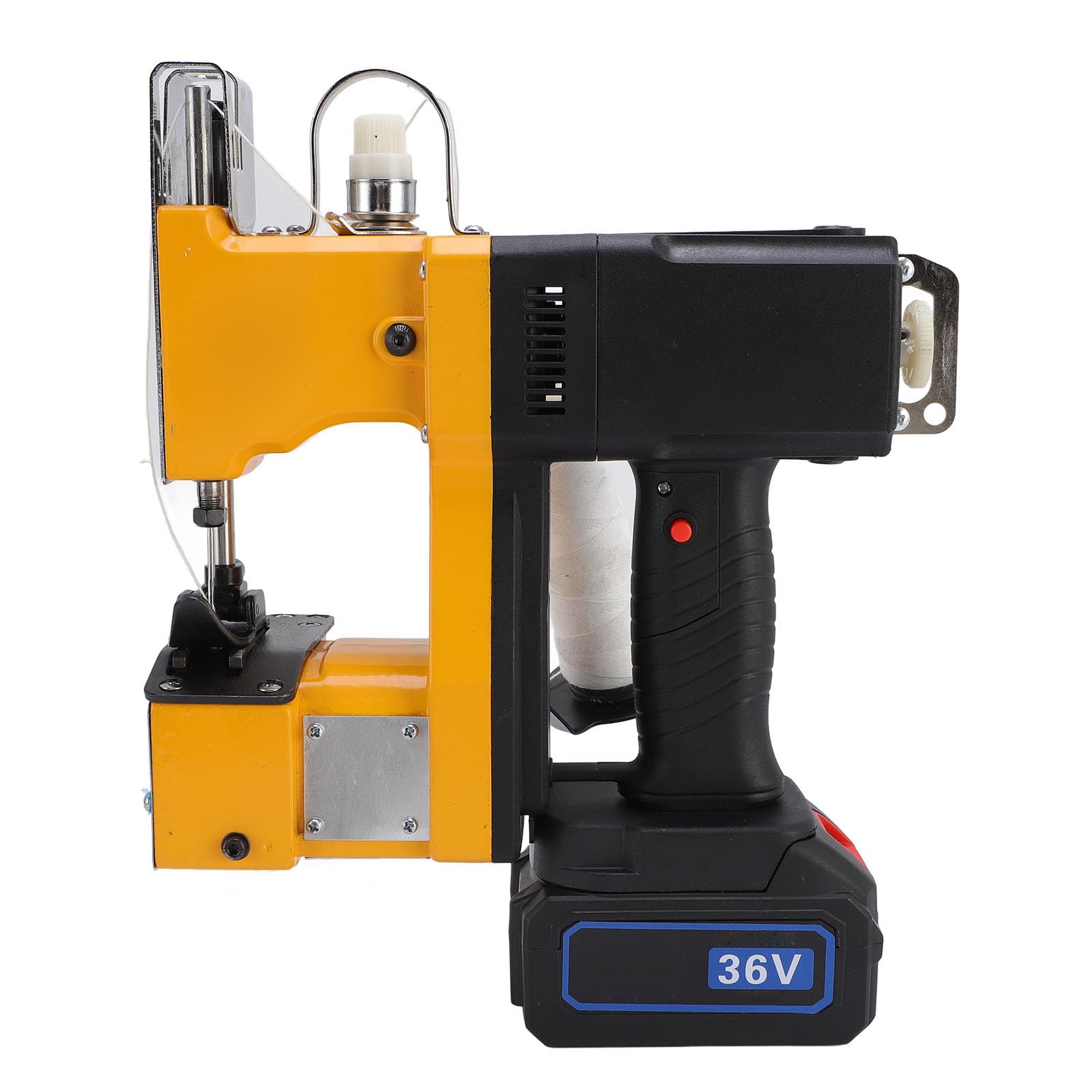 Luocute Bezprzewodowa Maszyna do Szycia Torby z długotrwałą mocą, 1500-1700 ściegóW na minutę, Wszechstronne Szwy 280 W Stitcher Worków Elektrycznych Bliżej na (wtyczka UE)