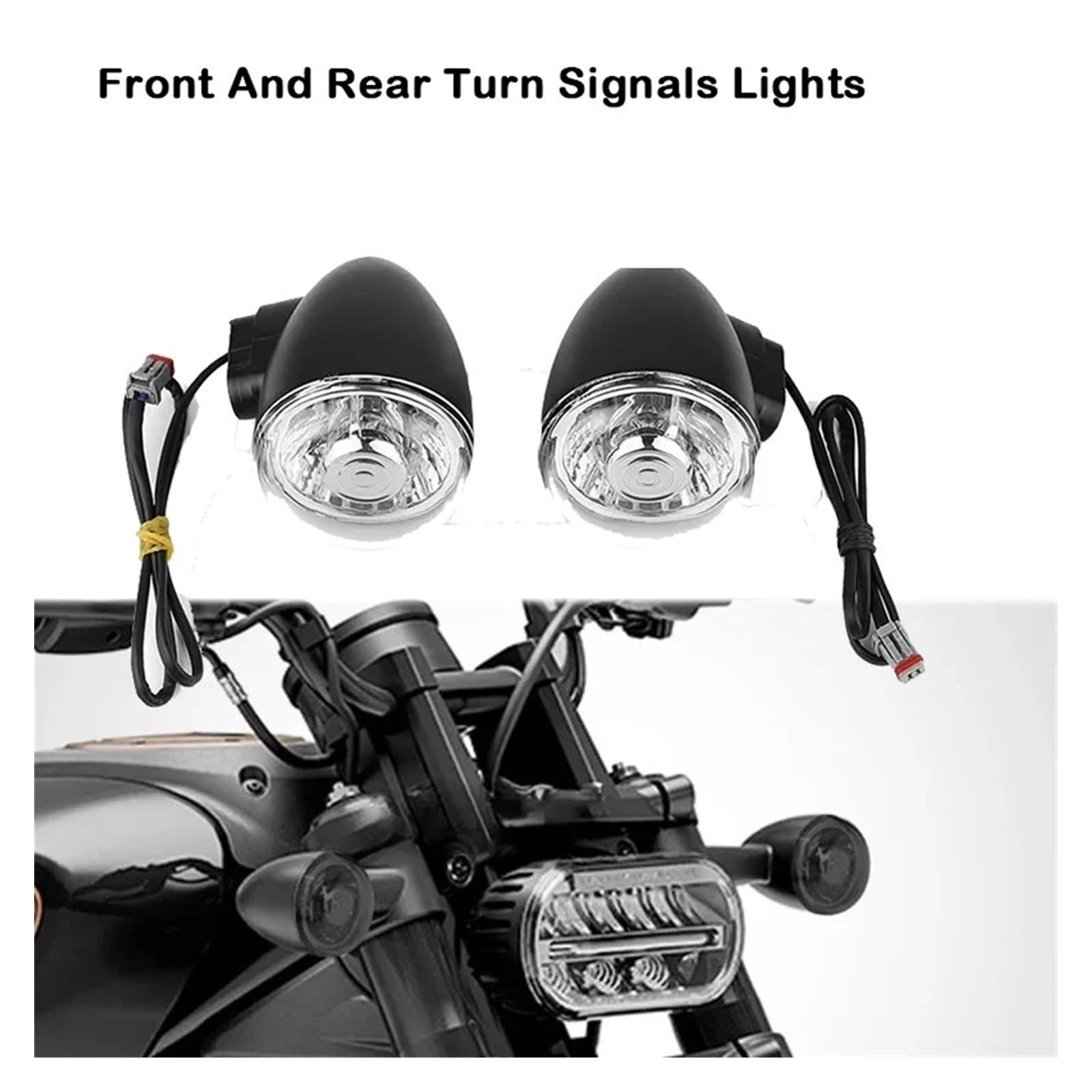 Indicatori direzione LED Indicatoris Motos | Anteriore e posteriore per Ha&rley RH1250s Sportster S 1250 RH975 Nightster 975 2021-2022