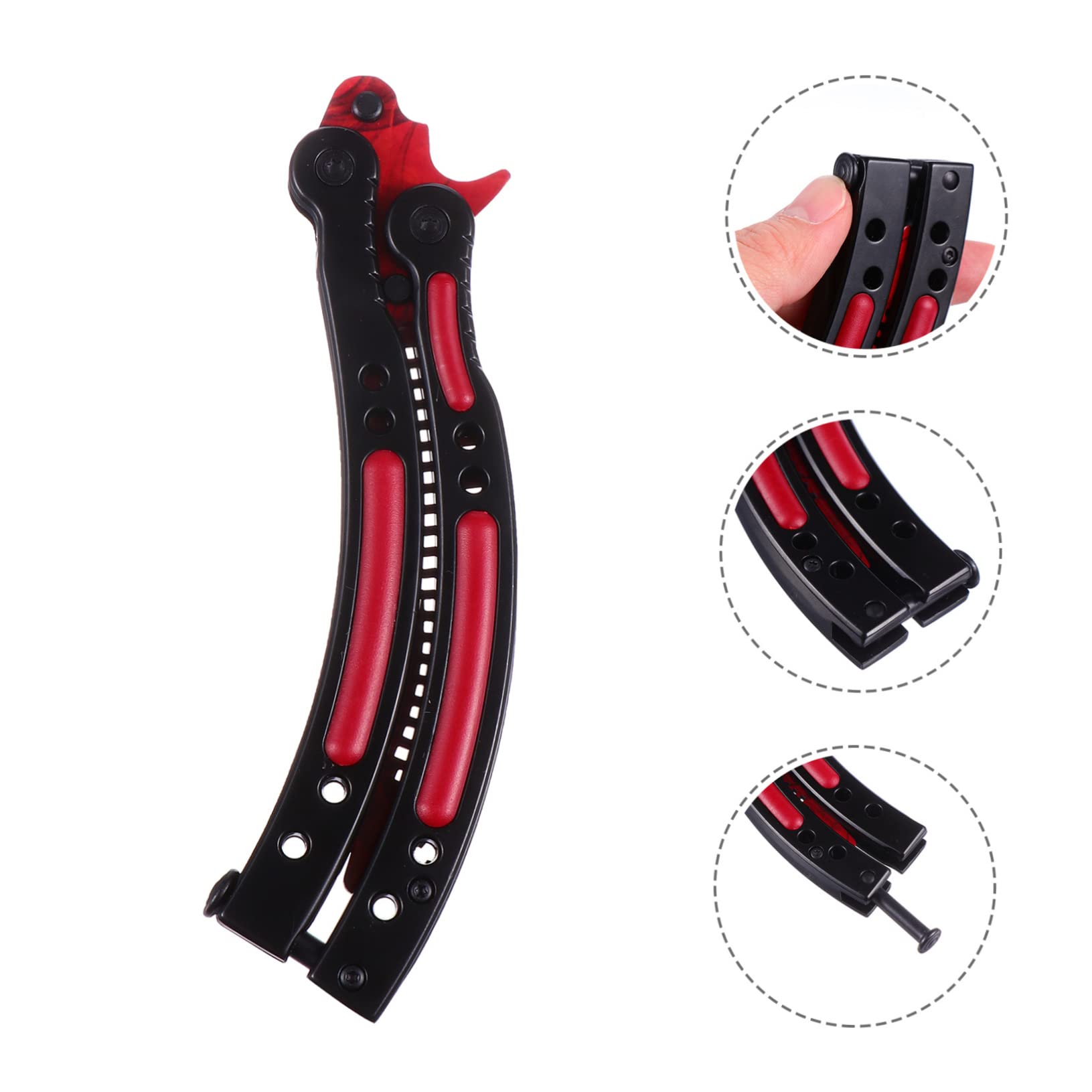 DOITOOL Peine De Peluquería De Acero Inoxidable Diseño Curvado Para Hombres y Mujeres Herramienta Profesional Para Estilizar Peinados Salones y Uso Personal