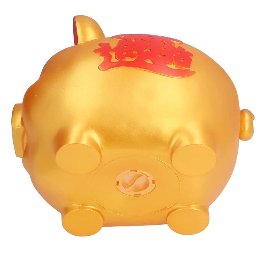 Amazon.co.jp: 金の豚 豚貯金箱 金運 開運 風水 金の豚ちゃん