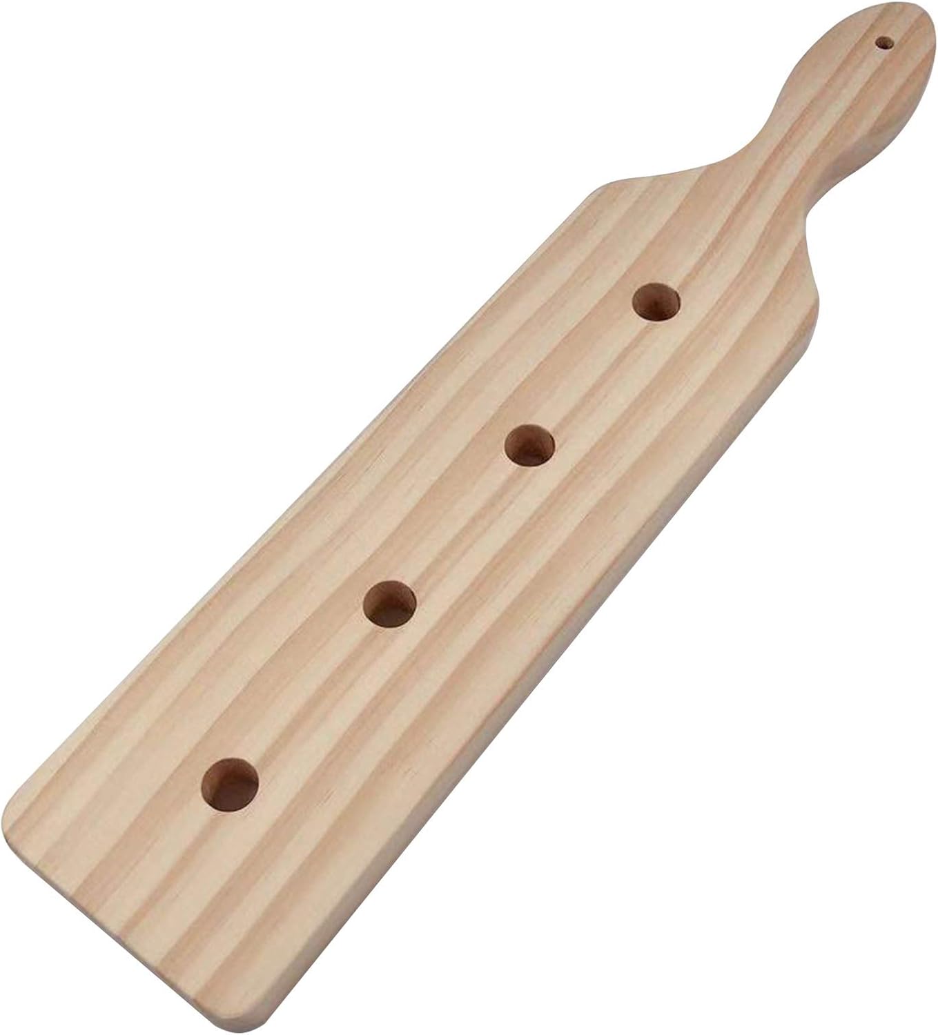 Yonor 14" Clear Painted Wooden Paddle with Airflow Holes - Fraternity Or Sorority Greek Wooden Paddle - Official Greek Wood Paddles (14" Wood)