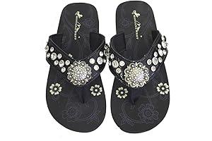 Montana West Flip Flops: Footwear Sparkle and Shine