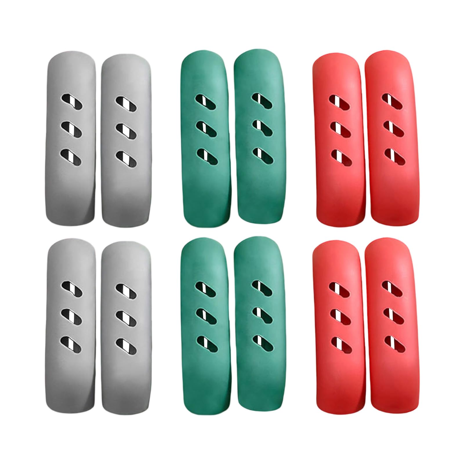RLMVGBX Silicone Pot Handle Covers, Heat Resistant, Multicolour, Pack of 12