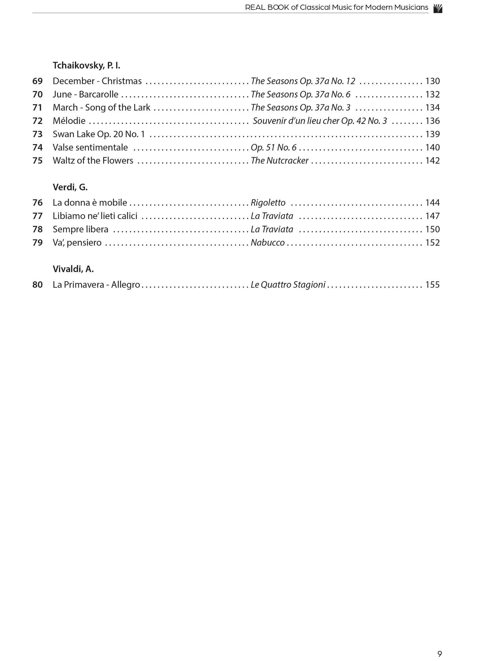 Real book of classical music for modern musicians. Ediz. italiana e inglese (Musica-Repertorio)