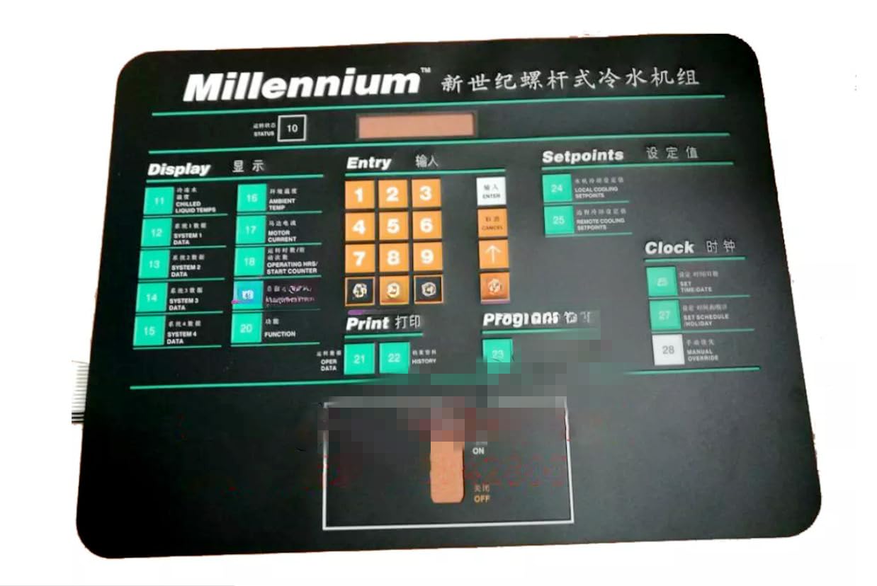 1PC Membrane keyboard FITS FOR Air conditioning keyboard 024-30910-000 Button film-