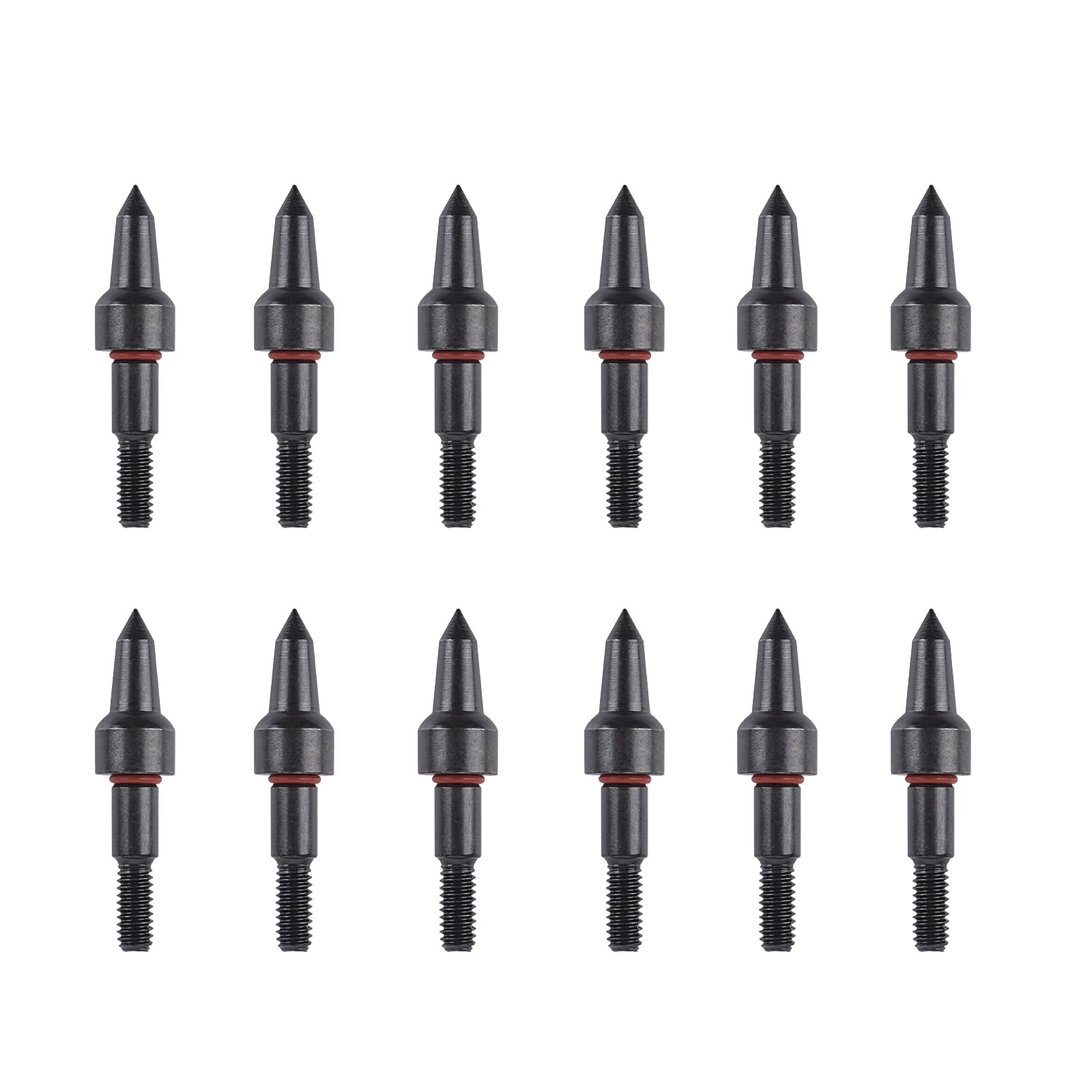 12 Stück Bogenschießen Pfeilspitzen Projektilspitzen Edelstahl Ziel Pfeil Tipps Jagdspitzen 100 Grains Broadheads für Pfeil und Bogen