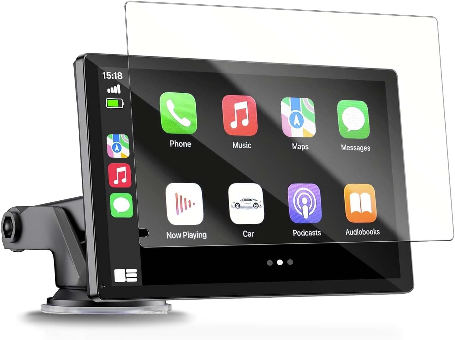 Screen Protector for HAUXIY Q9S Wireless Carplay Screen,9 inch Soft PET Film for HAUXIY Portable Apple Carplay & Android Auto Car Stereo, Anti-Scratch, Anti-Fingerprint, HD Clear Film