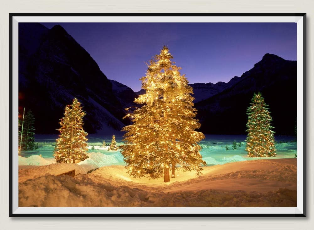 Puzzle 1500 Stück Erwachsene Puzzle Weihnachtsbaum Schnee Puzzle Spielzeug Kinder Brain Challenge Puzzle (Color : Christmas Tree Snow, Size : 2000pcs)